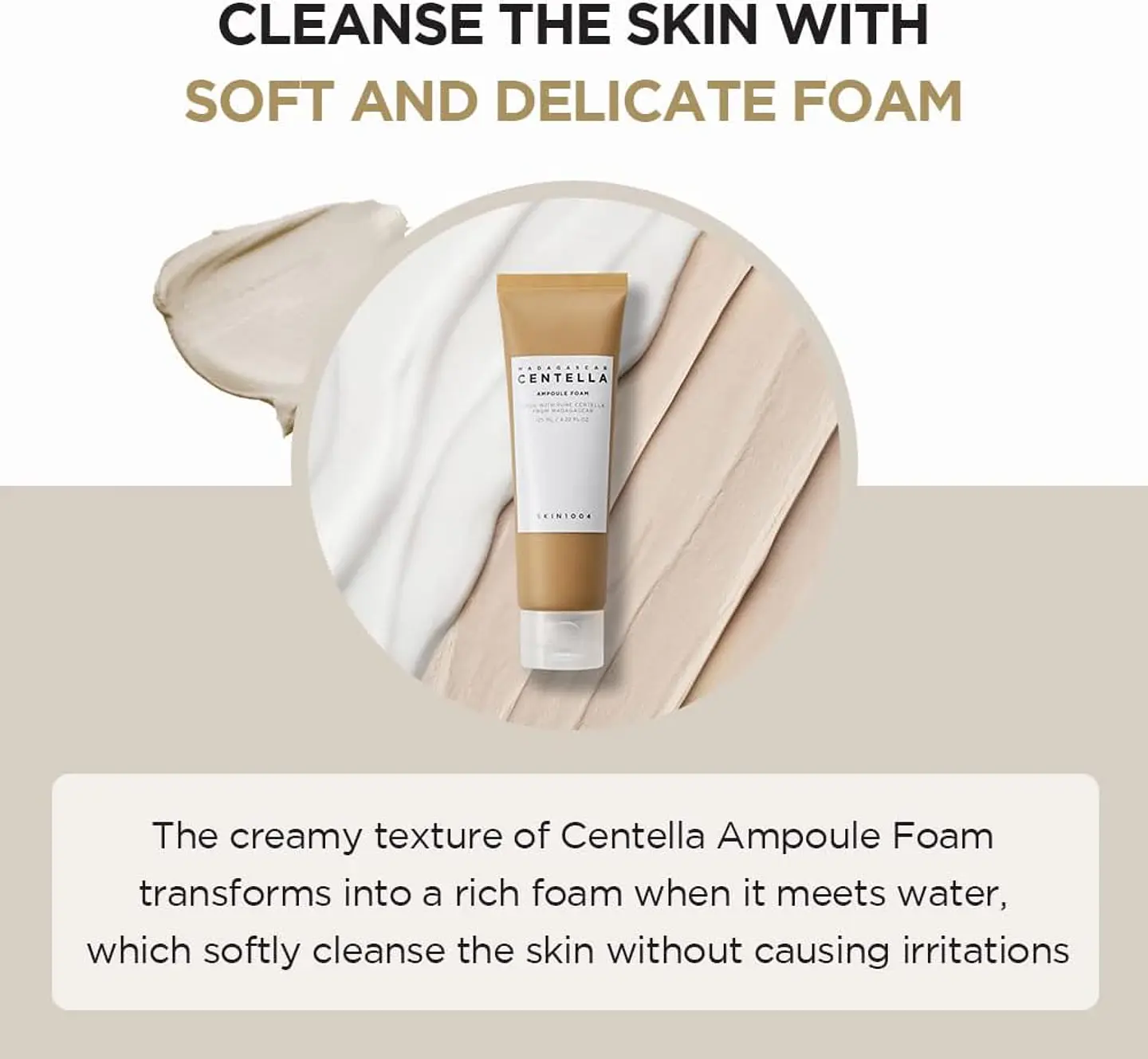 Madagascar Centella Ampoule Foam (SKIN1004) - 125ml Limpiador en espuma calmante pieles sensibles 8