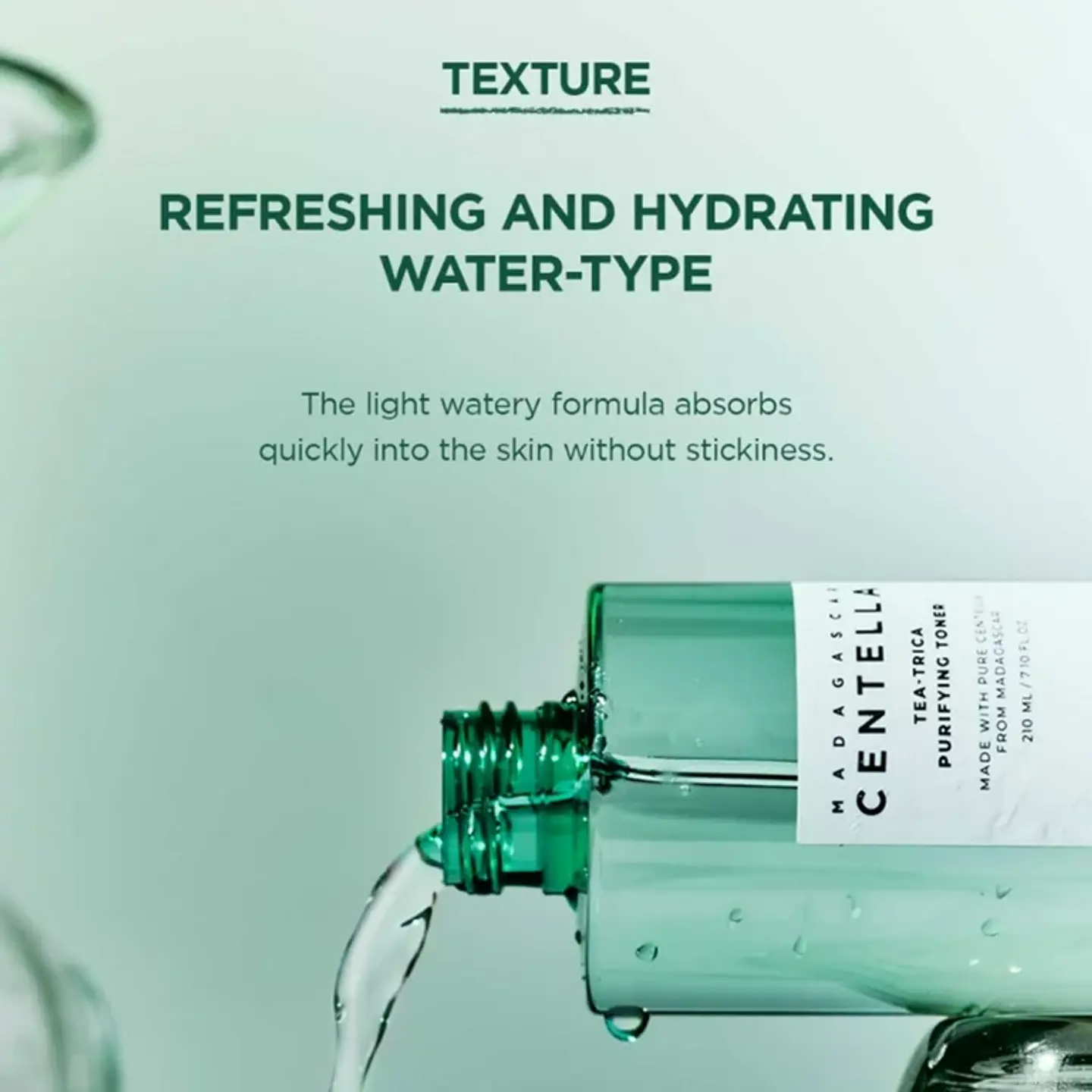 Madagascar Centella Tea-Trica Purifying Toner (SKIN1004) - 210ml Tónico anti acné árbol de té + centella asiática 13