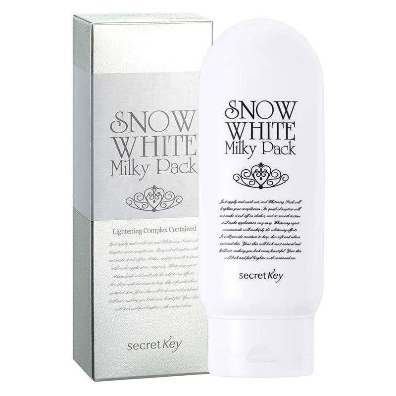 Secret Key Snow White Milky Pack (Secret Key) - 200 ml Crema aclarante para cuerpo y rostro