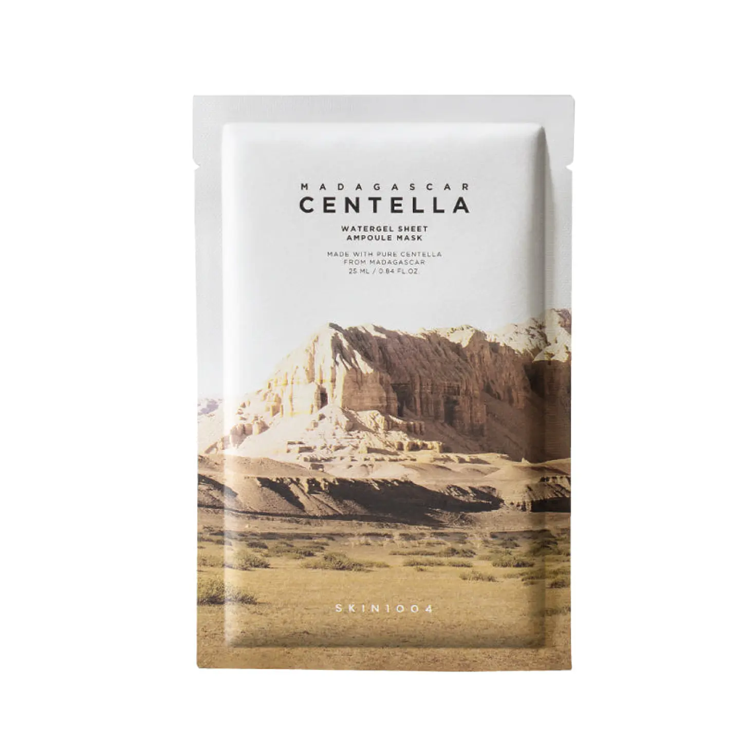 Madagascar Centella Watergel Sheet Ampoule Mask (SKIN1004) Mascarilla facial ultra hidratante con centella asiática  1