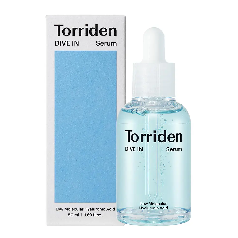 Dive-In Low Molecular Hyaluronic Acid Serum (Torriden) - 50ml Serum ultra hidratante ácido hialurónico 1