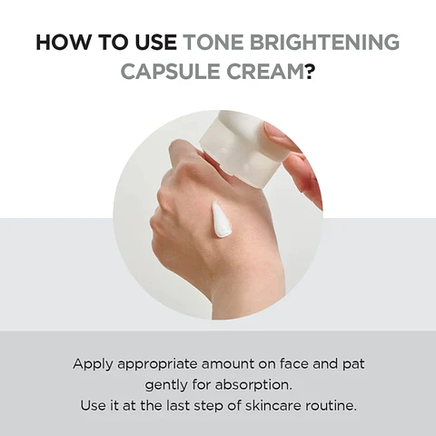 Madagascar Centella Tone Brightening Capsule Cream (SKIN1004) -75ml  Crema aclarante con niacinamida y ácido tranexámico