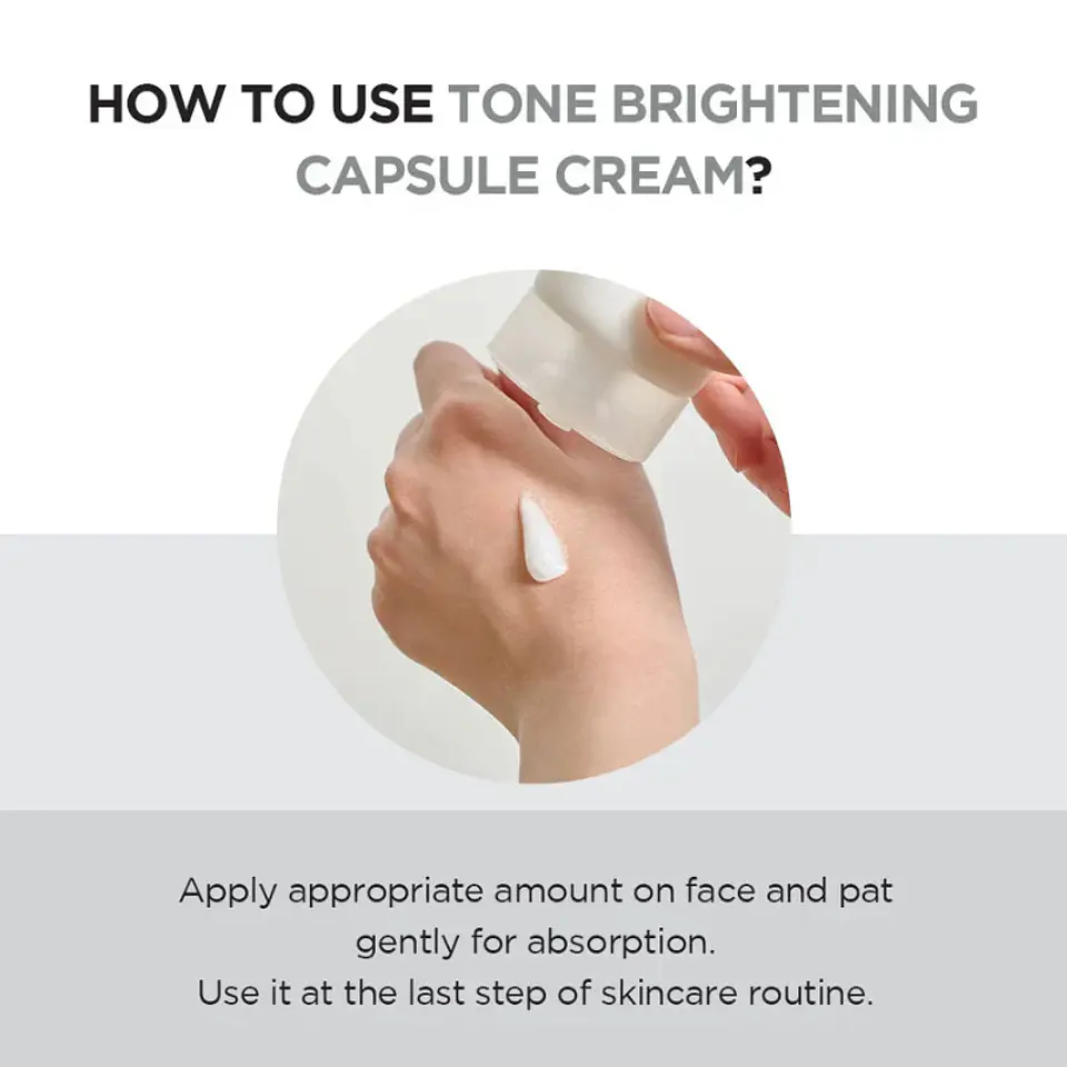 Madagascar Centella Tone Brightening Capsule Cream (SKIN1004) -75ml  Crema aclarante con niacinamida y ácido tranexámico 2