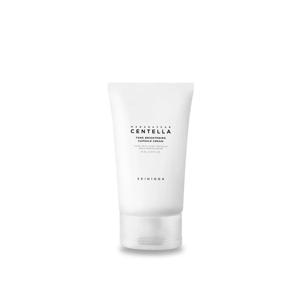 Madagascar Centella Tone Brightening Capsule Cream (SKIN1004) -75ml  Crema aclarante con niacinamida y ácido tranexámico 1