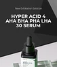 Hyper Acid 4 AHA BHA PHA LHA Serum (Isntree) - 20 ml Serum exfoliante químico 4 tipos de ácidos pieles problemáticas - Miniatura 10