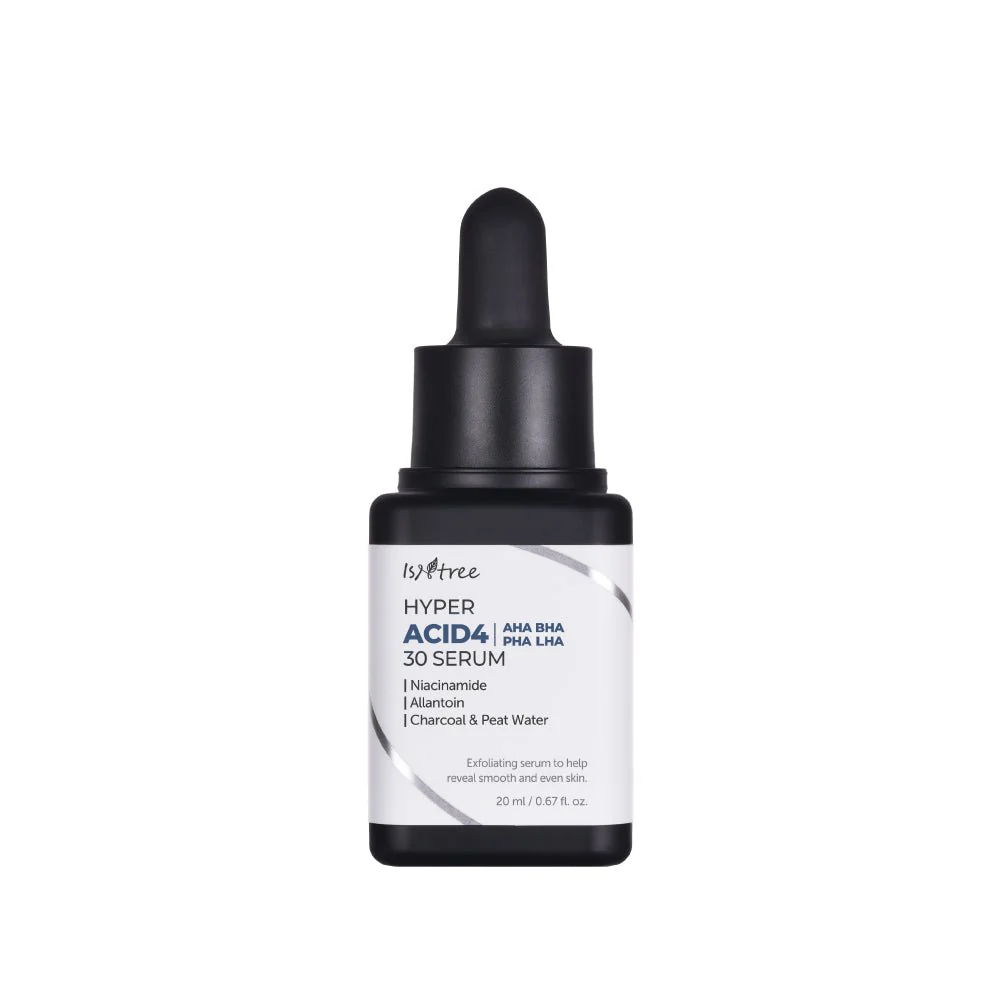Isntree Hyper Acid 4 AHA BHA PHA LHA Serum (Isntree) - 20 ml Serum exfoliante químico 4 tipos de ácidos pieles problemáticas
