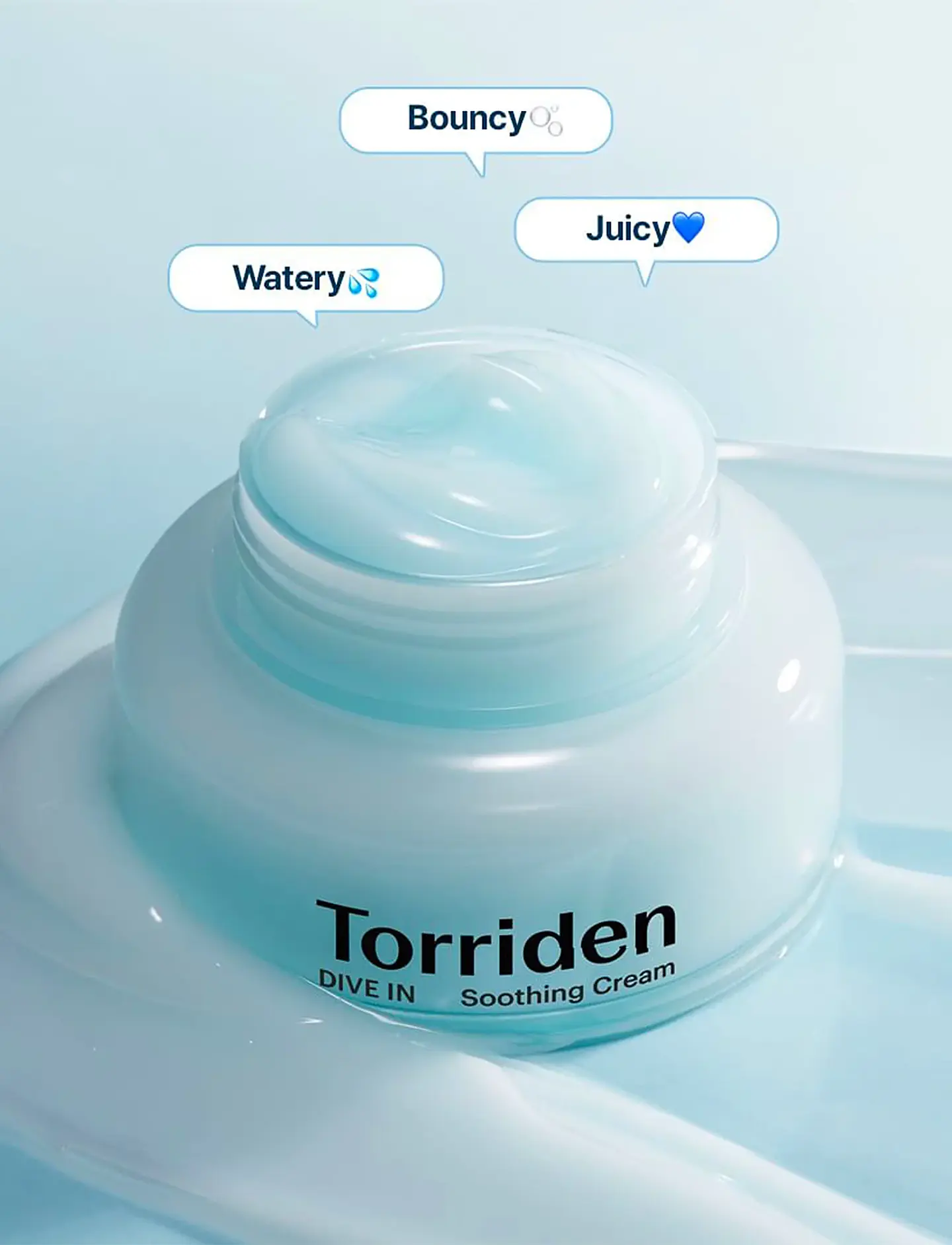 Dive-In Low Molecular Hyaluronic Acid Soothing Cream (Torriden) - 100ml  Crema ultra hidratante ácido hialurónico 9