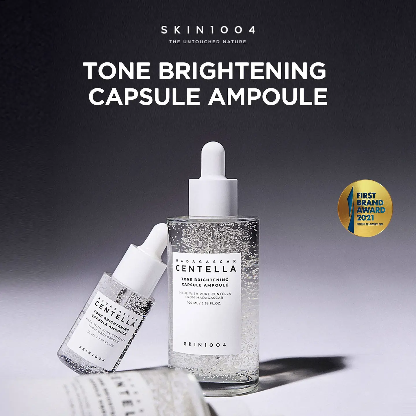 Madagascar Centella Tone Brightening Capsule Ampoule (SKIN1004) - 100ml Serum calmante y aclarante con 77% centella 4% niacinamida y 2% ácido tranexámico 6