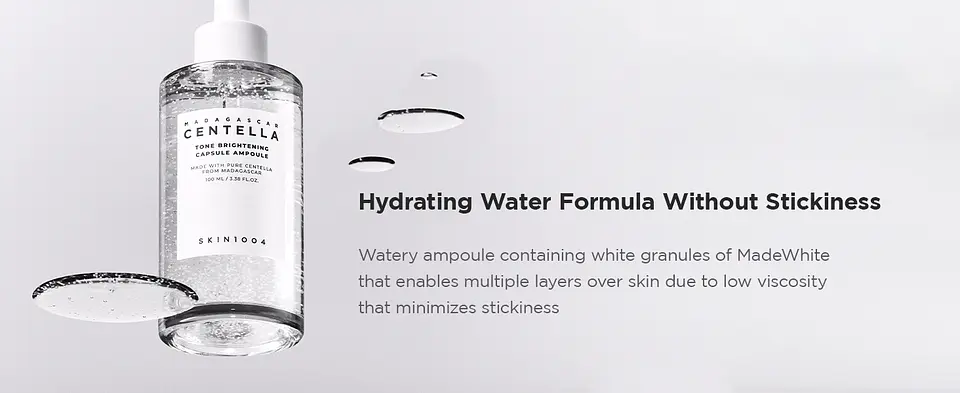 Madagascar Centella Tone Brightening Capsule Ampoule (SKIN1004) - 100ml Serum calmante y aclarante con 77% centella 4% niacinamida y 2% ácido tranexámico 11