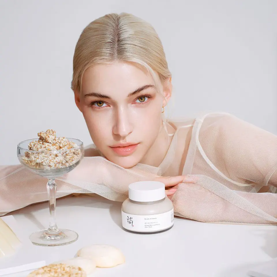Ground Rice and Honey Glow Mask (Beauty of Joseon) - 150ml Mascarilla de limpieza aclarante con arroz 19