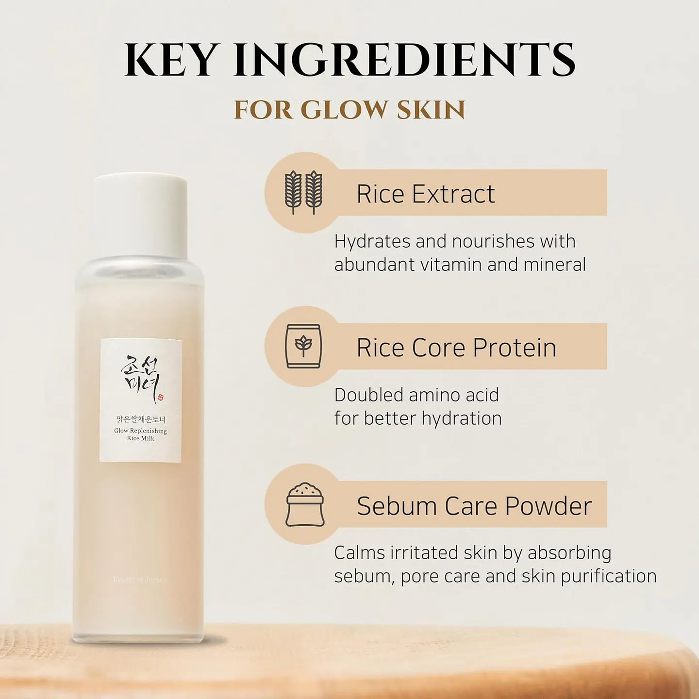 Glow Replenishing Rice Milk (Beauty of Joseon) - 150ml Tónico iluminador con arroz y aminoácidos  14