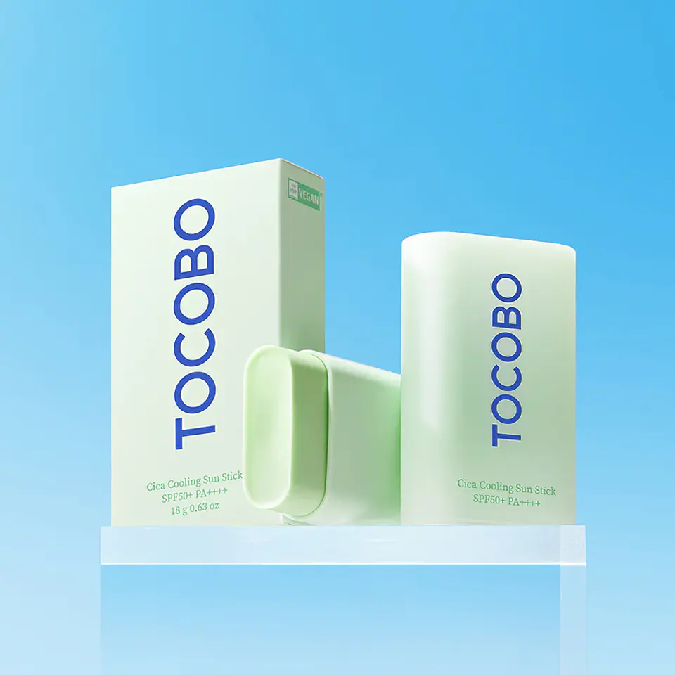 Cica Cooling Sun Stick (TOCOBO) -19gr Protector solar en barra con centella asiática 7