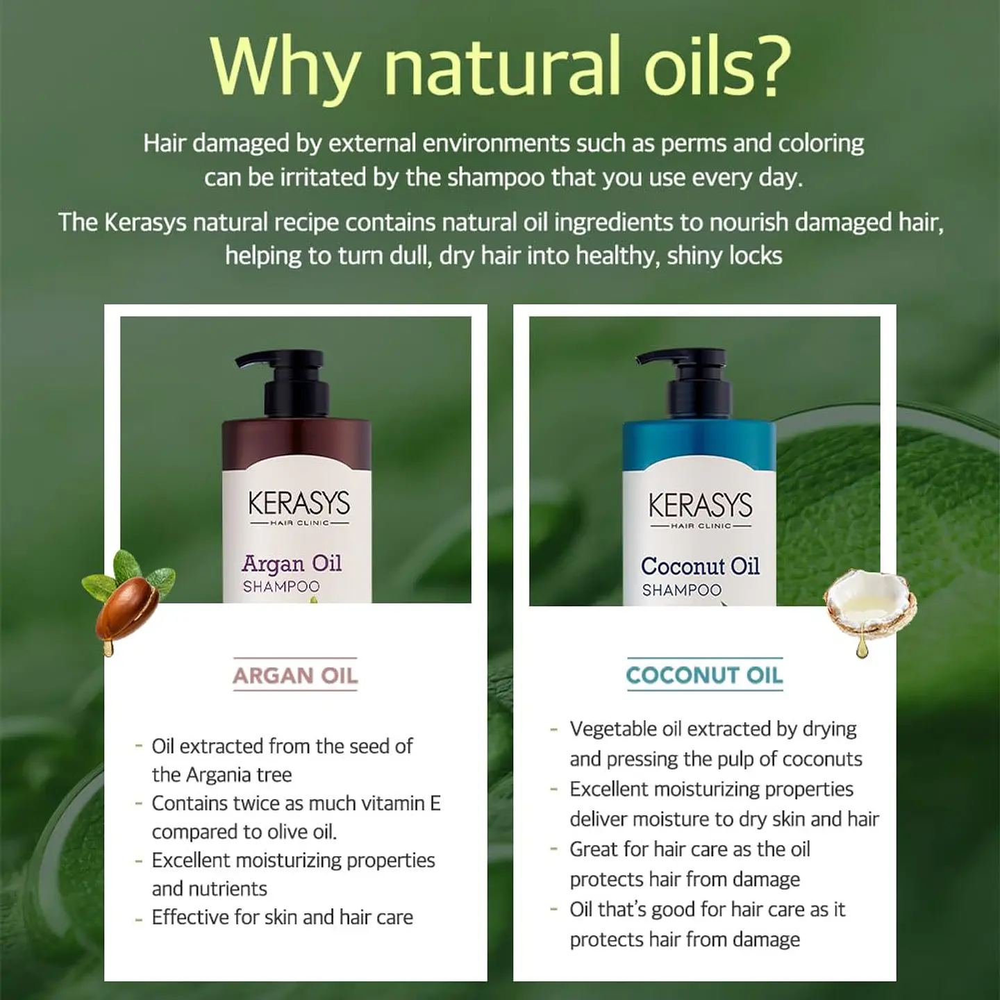 Argan Oil (Kerasys) - Shampoo o Acondicionador 1 litro c/u con Aceite de Argán 4