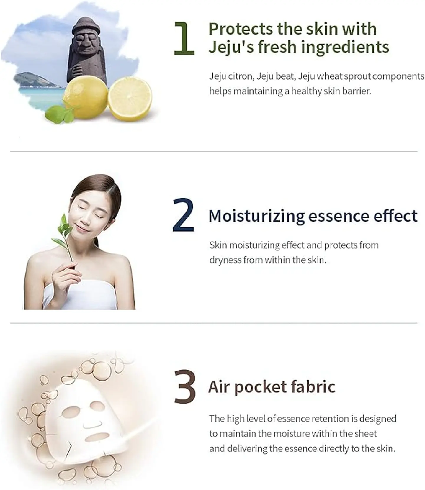 Jeju Green Tea Mask (SNP) - Mascarilla ultra hidratante de té verde 5