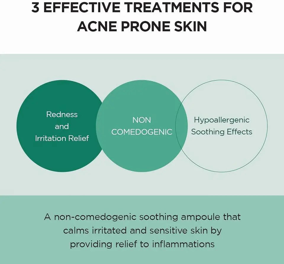 Madagascar Centella Tea-trica Relief Ampoule (SKIN1004) - 100ml Serum anti acné árbol de té + centella asiática 9