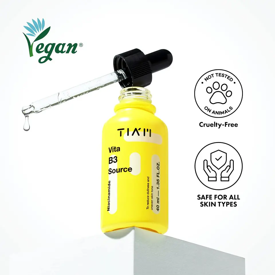 Vita B3 Source (TIAM) - 40ml Serum aclarante 10% Niacinamida + 2% arbutina Anti manchas 1