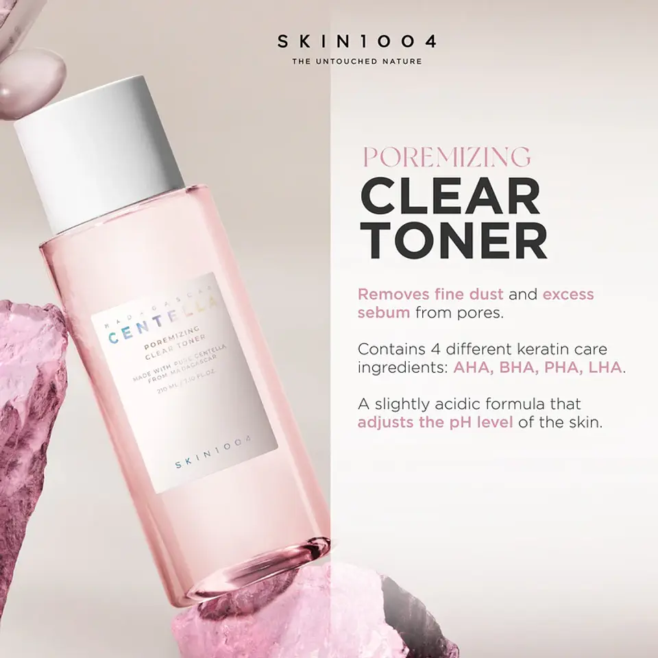 Madagascar Centella Poremizing Clear Toner (SKIN1004) - 210ml Tónico para poros dilatados 12