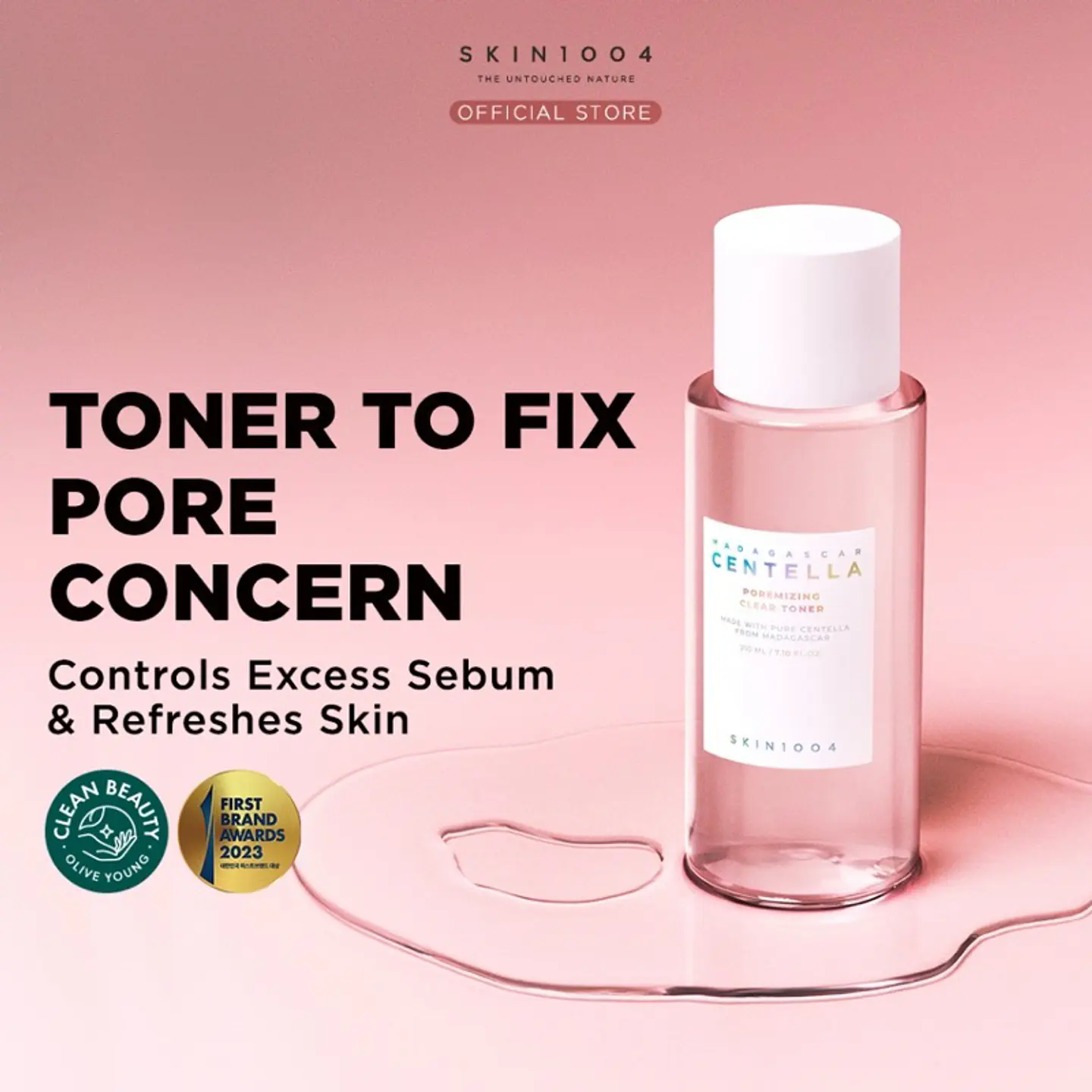 Madagascar Centella Poremizing Clear Toner (SKIN1004) - 210ml Tónico para poros dilatados 13
