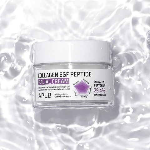 Collagen EGF Peptide Facial Cream (APLB) - 55ml Crema antiedad con colágeno, péptidos y centella asiática