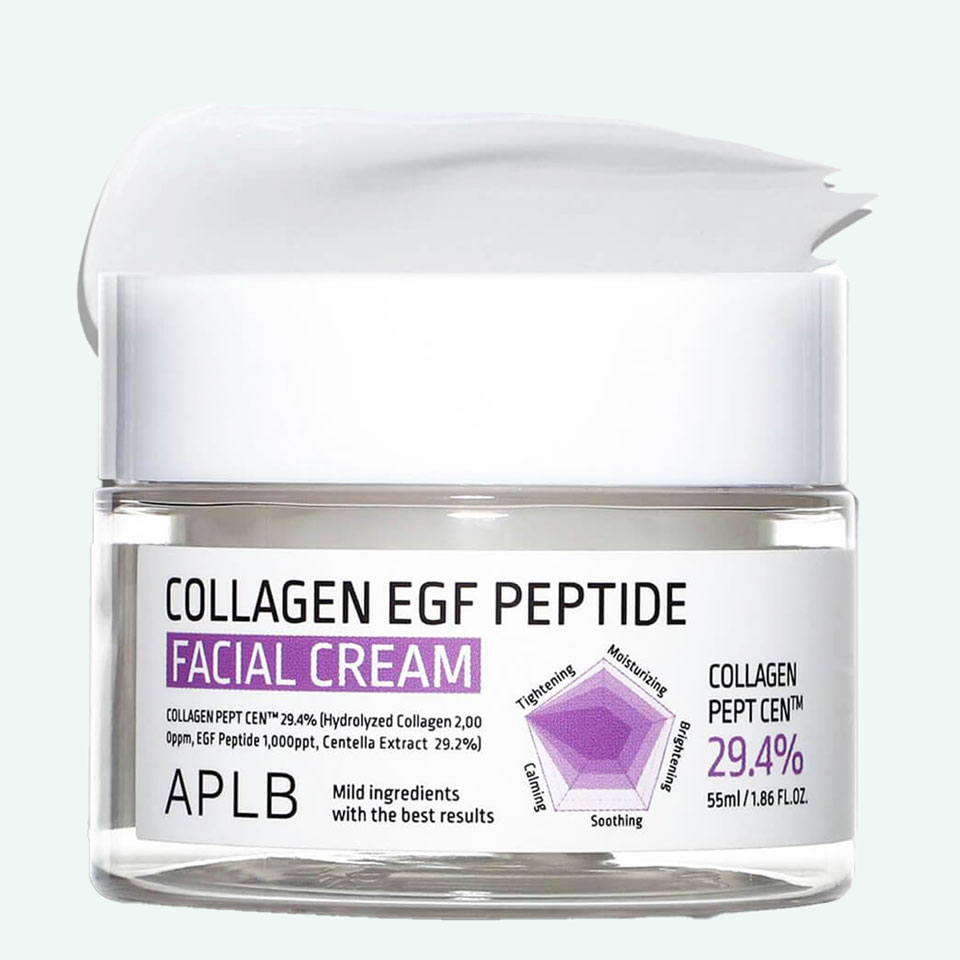 APLB Collagen EGF Peptide Facial Cream (APLB) - 55ml Crema antiedad con colágeno, péptidos y centella asiática