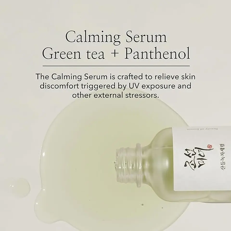 Calming Serum Green Tea + Panthenol (Beauty of Joseon) 30ml Serum calmante pieles mixtas 50.9% té verde 5