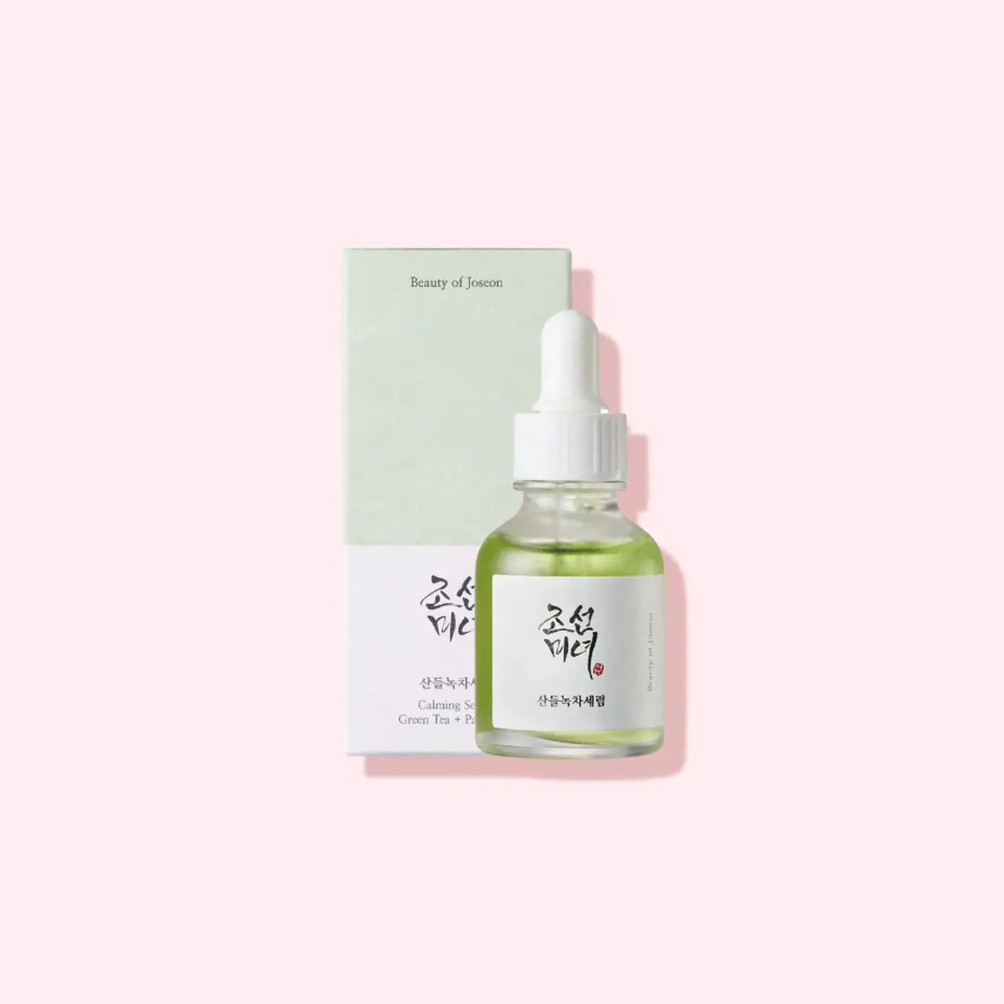 Calming Serum Green Tea + Panthenol (Beauty of Joseon) 30ml Serum calmante pieles mixtas 50.9% té verde 6