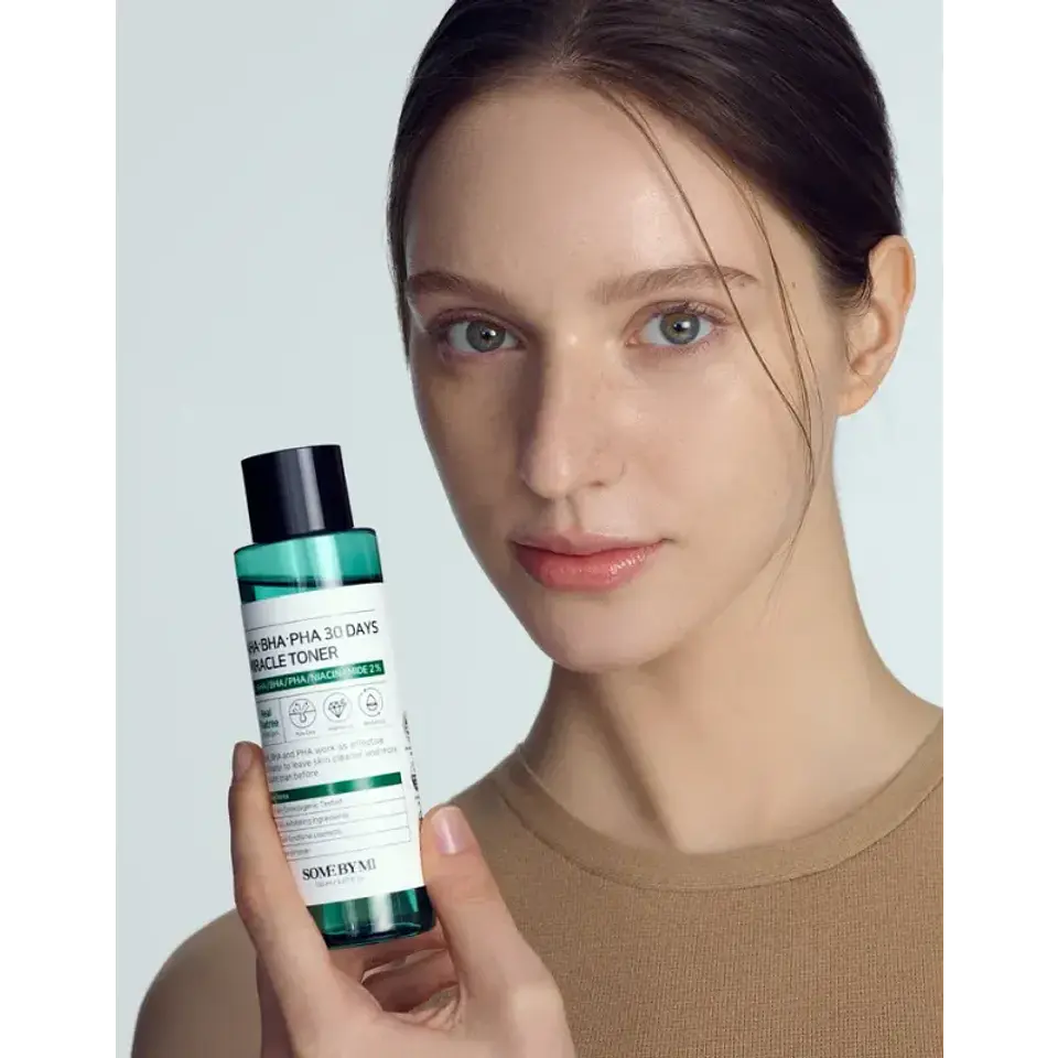 AHA BHA PHA 30 Days Miracle Toner (Some By Mi) - 150ml Tónico para pieles con problemas 14