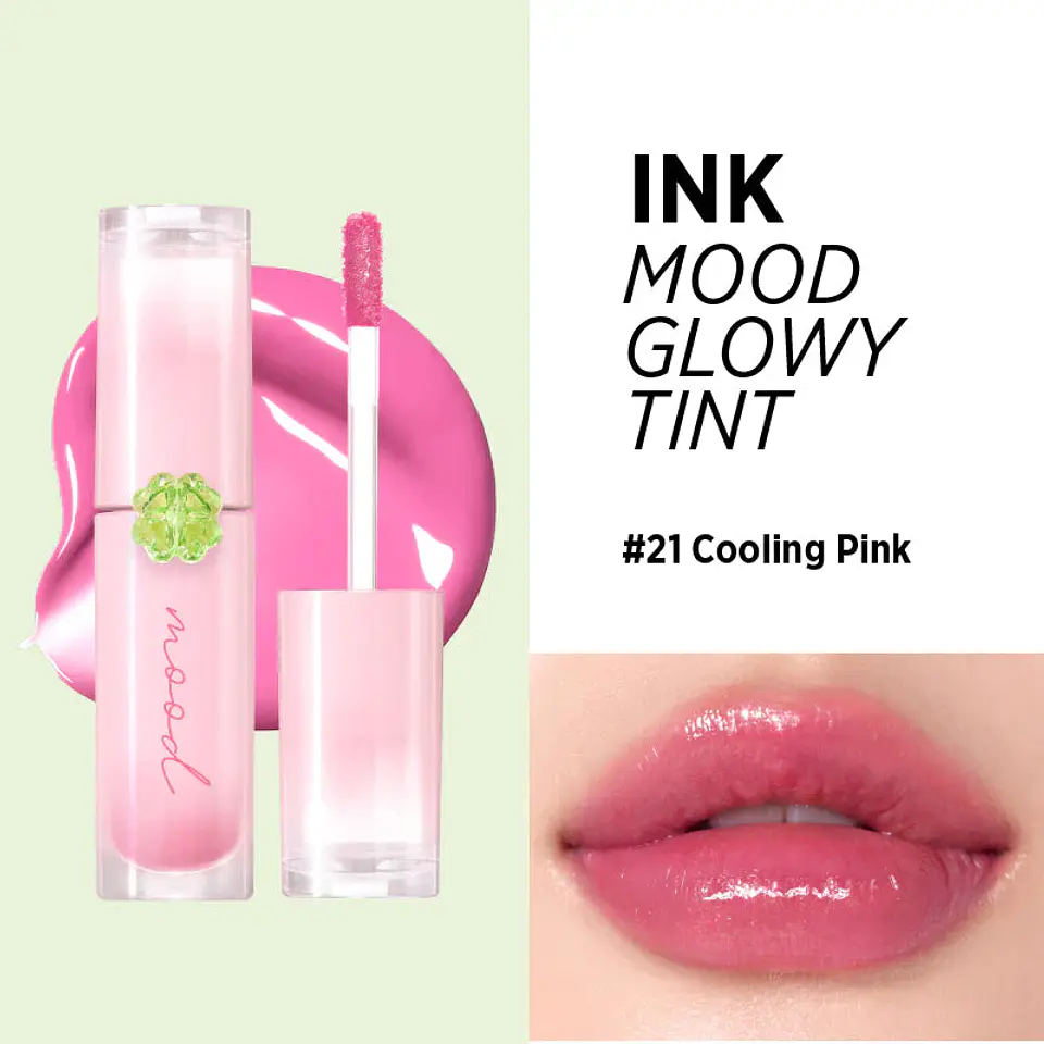 Ink Mood Glowy Tint (Peripera) - 4ml Tintes de labios con brillo 17