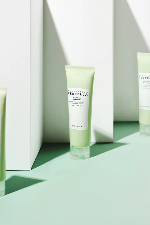Madagascar Centella Tea-Trica Bha Foam (SKIN1004) - 125ml Espuma limpiadora pieles grasas y con acné