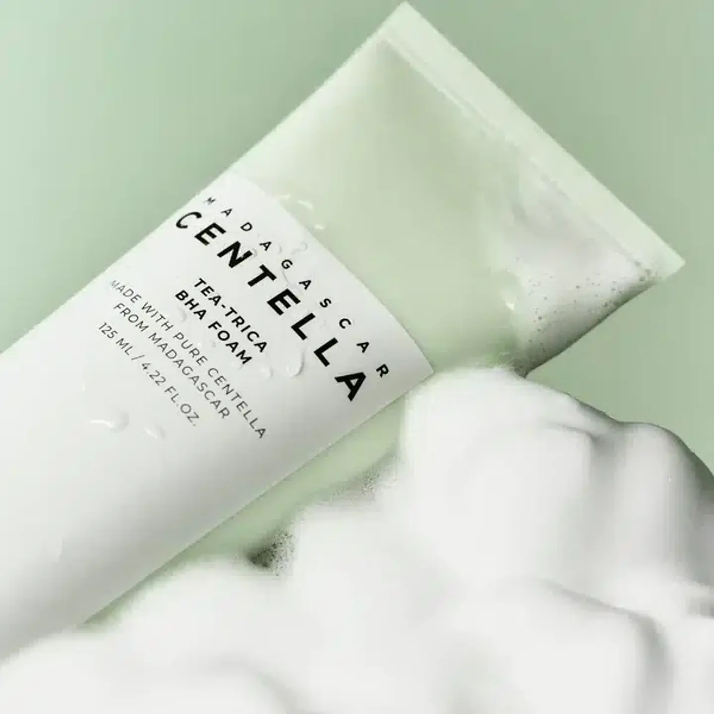 Madagascar Centella Tea-Trica Bha Foam (SKIN1004) - 125ml Espuma limpiadora pieles grasas y con acné 11