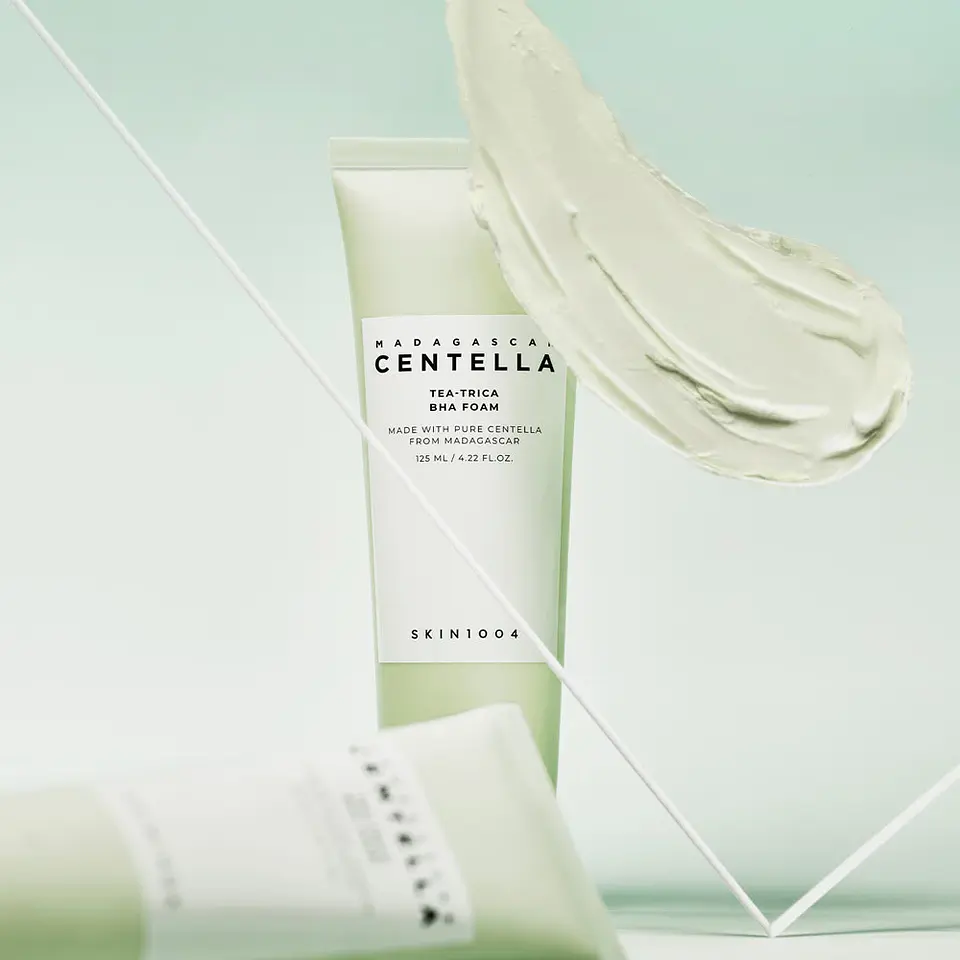 Madagascar Centella Tea-Trica Bha Foam (SKIN1004) - 125ml Espuma limpiadora pieles grasas y con acné 12