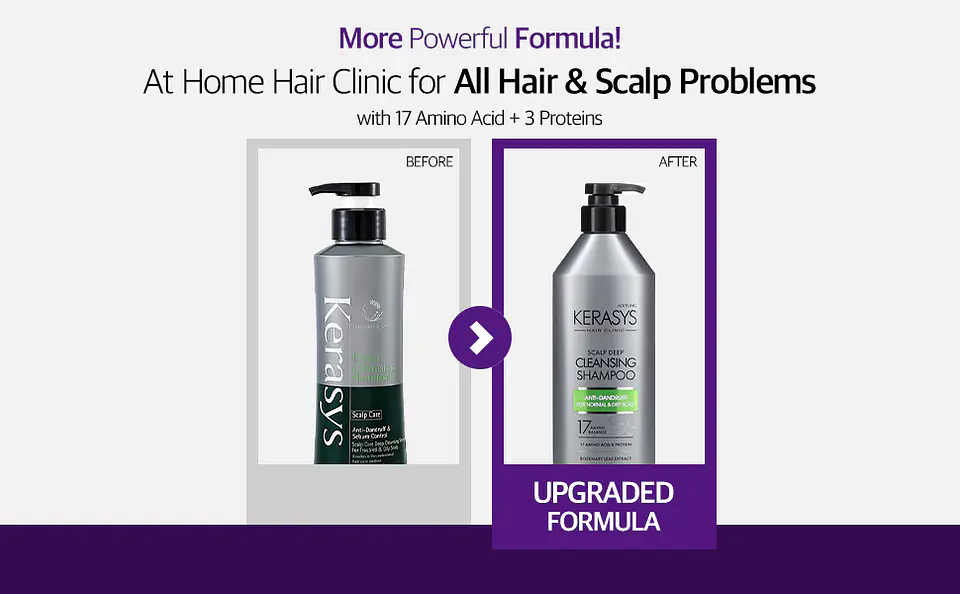 Scalp Deep Cleansing Shampoo (Kerasys) - Shampoo o Acondicionador anti caspa  400ml 9