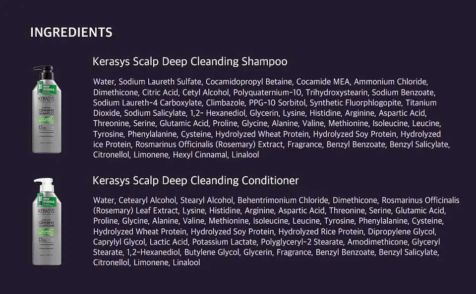 Scalp Deep Cleansing Shampoo (Kerasys) - Shampoo o Acondicionador anti caspa  400ml 10