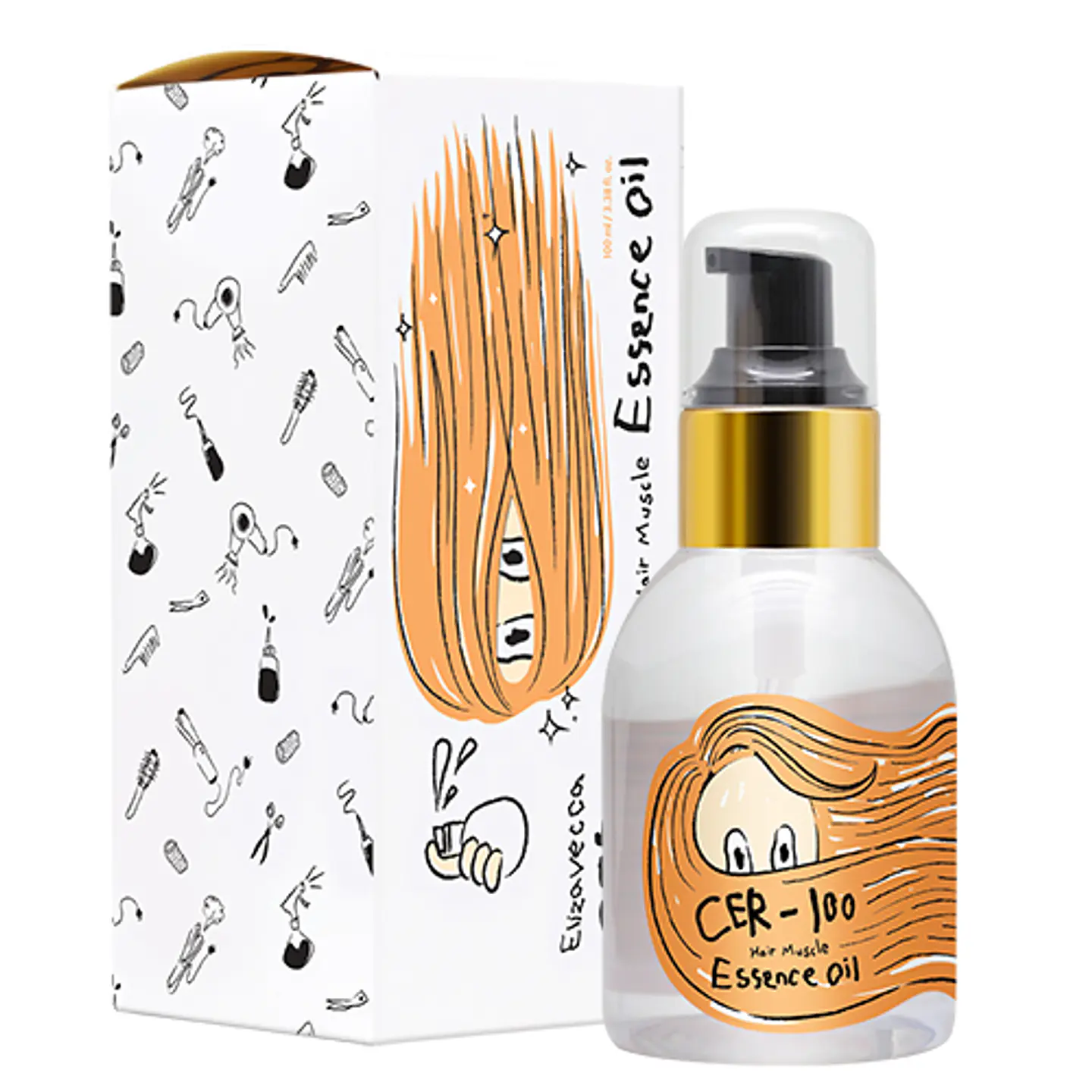CER-100 Collagen Coating Hair A+ Muscle Essence (Elizavecca) - 150ml 5