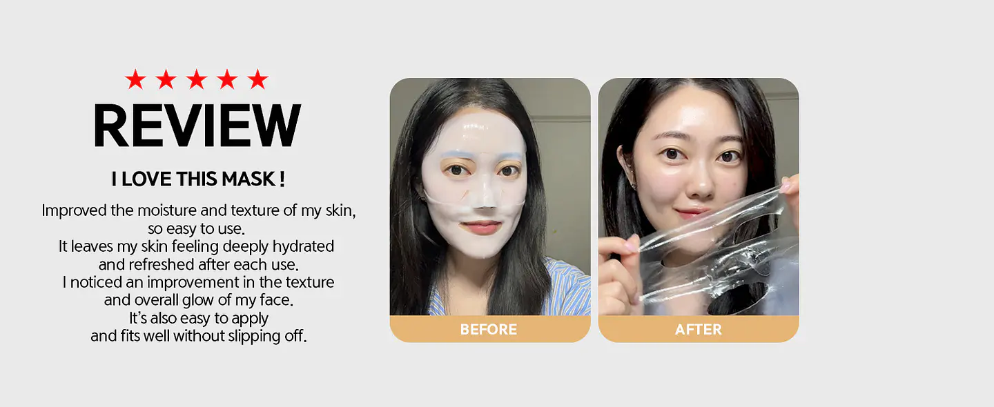 Rice Pepta Collagen Gel Mask (NACIFIC) - Set de 4 unidades Mascarillas gel antiedad efecto lifting 2