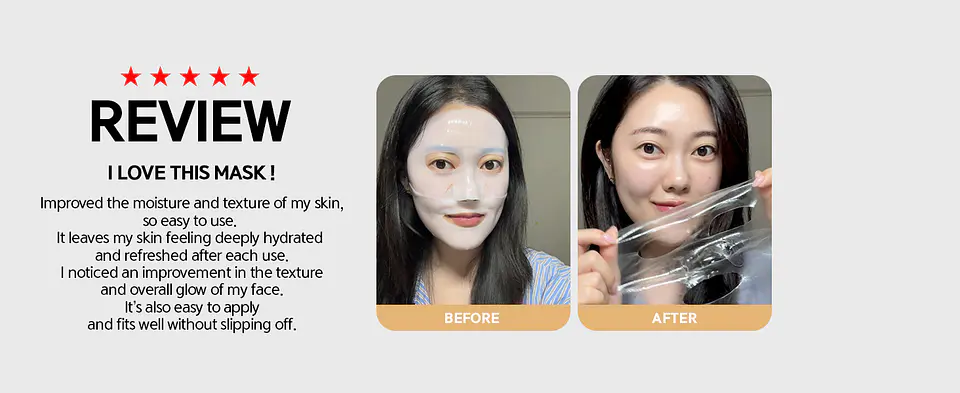 Rice Pepta Collagen Gel Mask (NACIFIC) - Set de 4 unidades Mascarillas gel antiedad efecto lifting 2