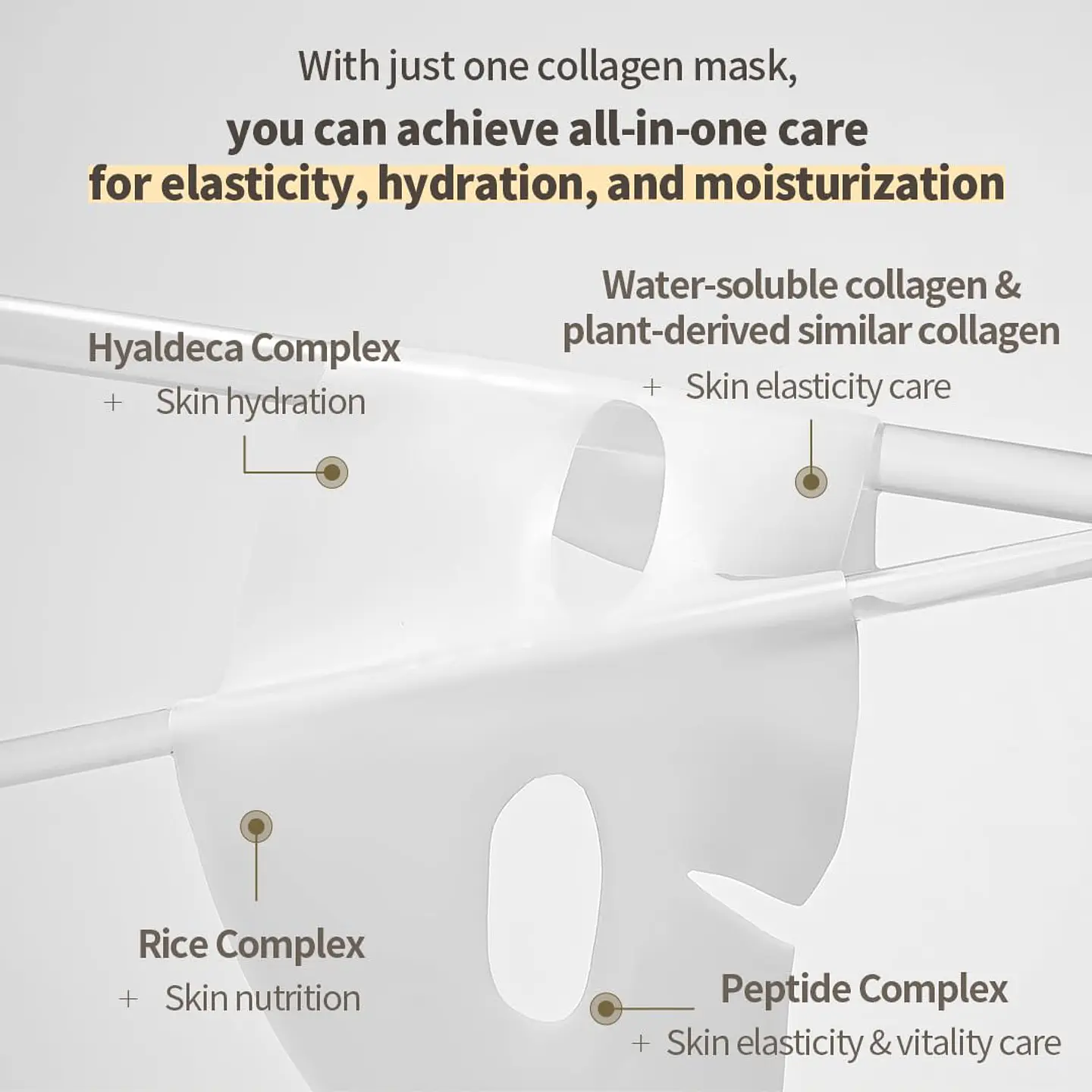 Rice Pepta Collagen Gel Mask (NACIFIC) -  Mascarilla gel antiedad efecto lifting 1 UNIDAD 8