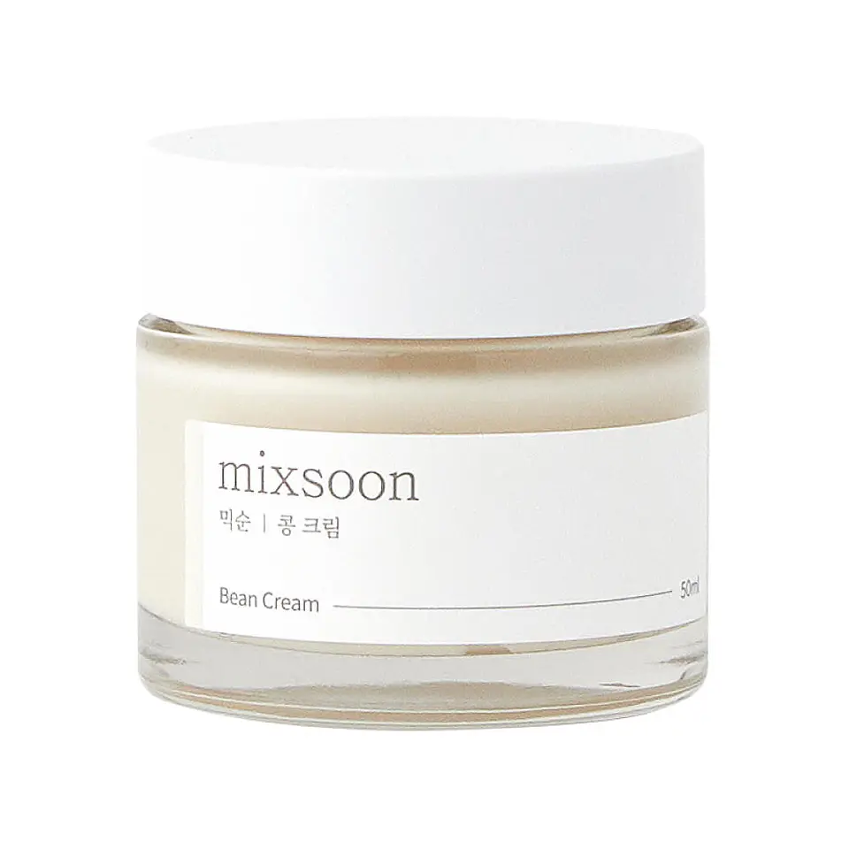Bean Cream (Mixsoon) -50ml  Crema hidratante y exfoliante con extracto de soja fermentada 1