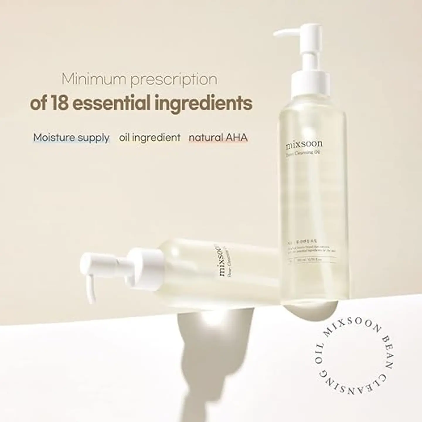Bean Cleansing Oil (Mixsoon) -195 ml Limpiador oleoso con soja fermentada 6