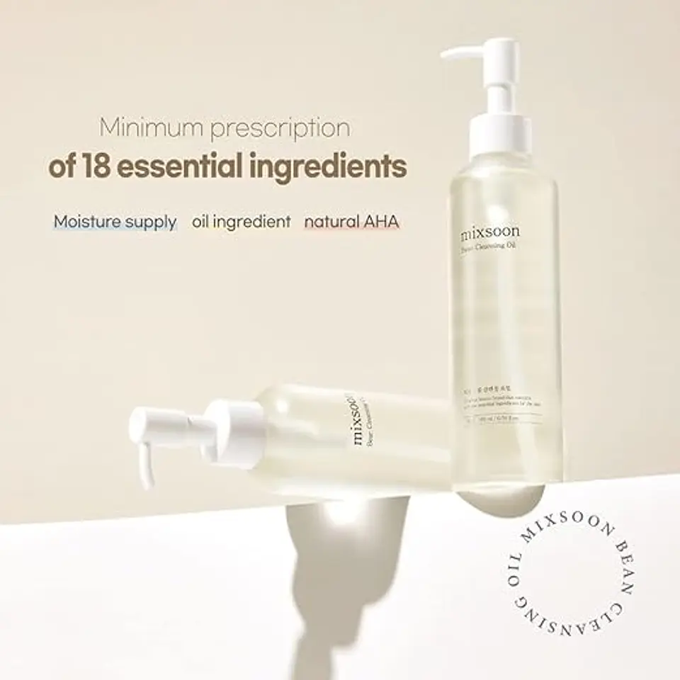 Bean Cleansing Oil (Mixsoon) -195 ml Limpiador oleoso con soja fermentada 6