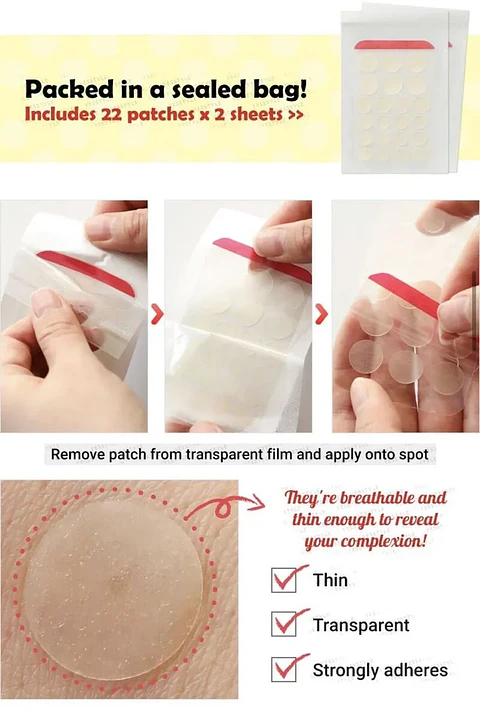 Witch Piggy Hell-Pore Blemish Spot Patch (Elizavecca) - Set de 44 Parches para las espinillas