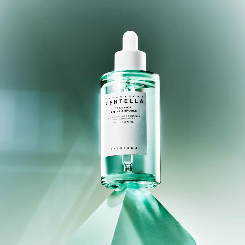 Madagascar Centella Tea-trica Relief Ampoule (SKIN1004) - 30ml Serum anti acné árbol de té + centella asiática 4