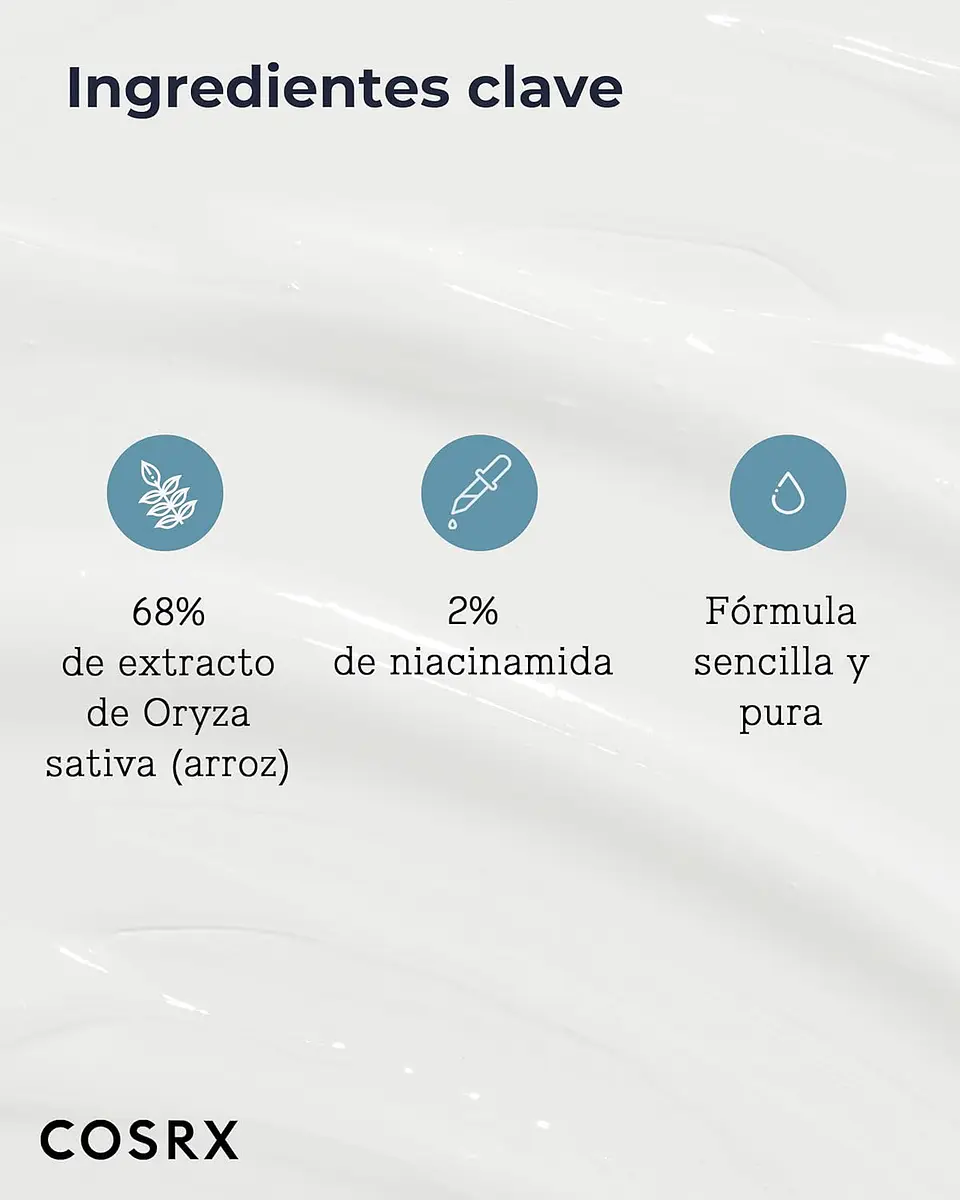 Ultimate Nourishing Rice Overnight Spa Mask (COSRX) - 60ml Mascarilla nocturna aclarante e hidratante 6