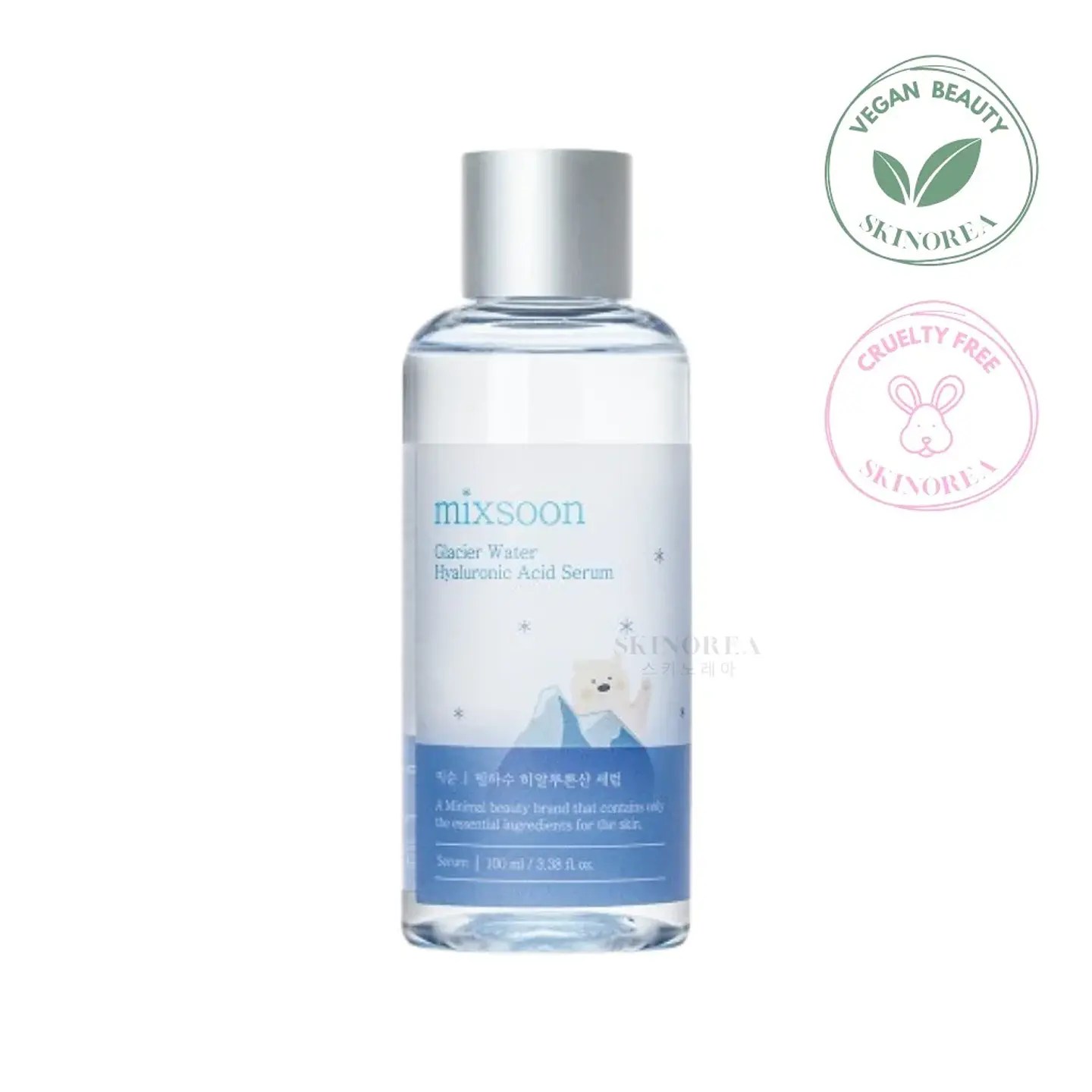  Glacier Water Hyaluronic Acid Serum (Mixsoon) - 100ml Serum hidratante con ácido hialurónico y agua de glaciar 1