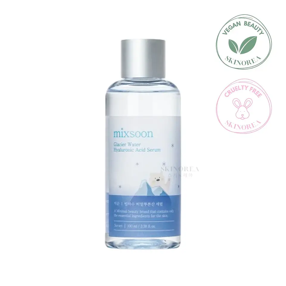  Glacier Water Hyaluronic Acid Serum (Mixsoon) - 100ml Serum hidratante con ácido hialurónico y agua de glaciar 1