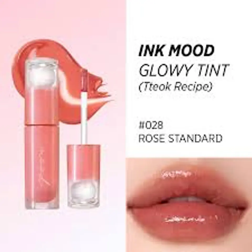 Ink Mood Glowy Tint (Peripera) - 4ml Tintes de labios con brillo 20