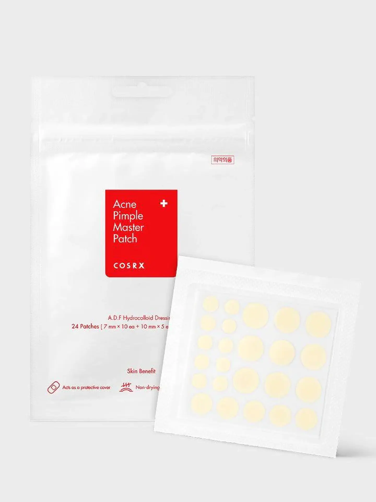 Pack de 5 Acne Pimple Master Patch (COSRX) - 5 Sobres con 24 parches hidrocoloides para espinillas 17