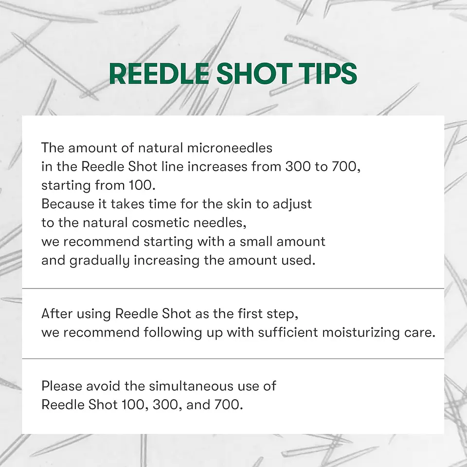Pro Cica Reedle Shot 100 (VT Cosmetics)  - 20 o 50ml - Serum concentrado con microagujas con centella asiática  6