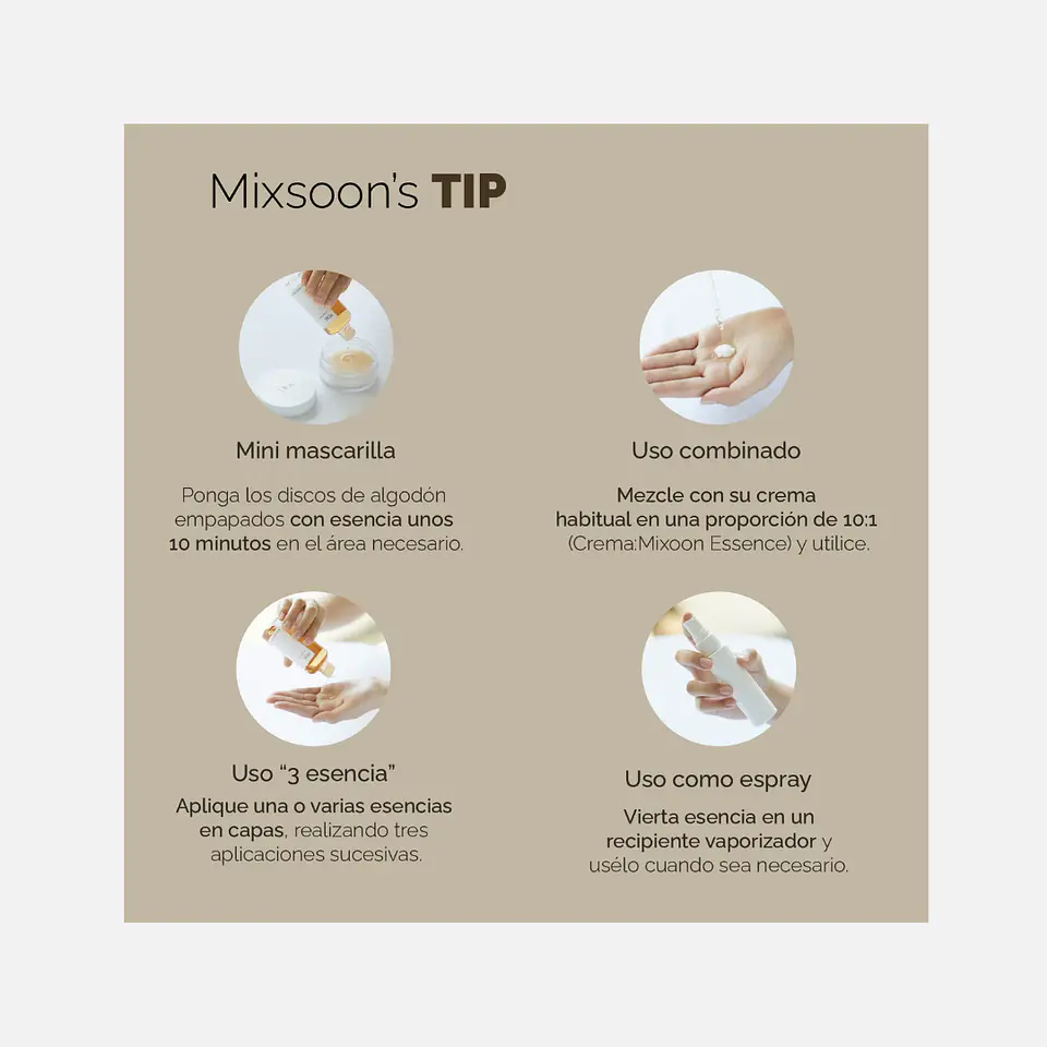 Galactomyces Ferment Essence (Mixsoon) - 100 ml  - Esencia antiedad  3