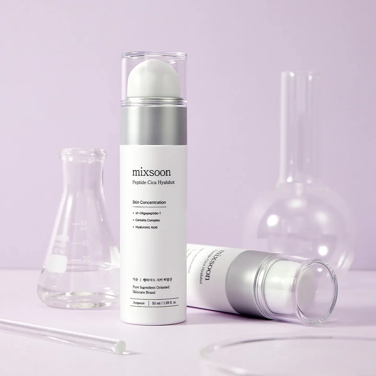Peptide Cica Hyalshot (Mixsoon) - 50ml Serum antiedad hidratante con péptidos y ácido hialurónico 2